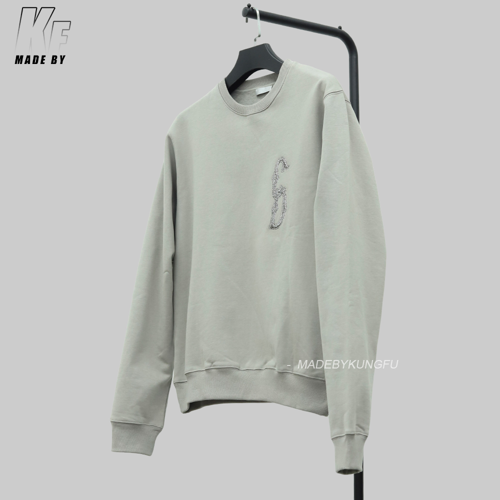 Dior CD字母圆领卫衣 灰色