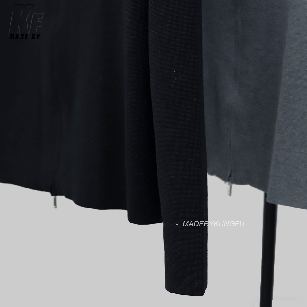 Dior立领拉链毛衣 灰色