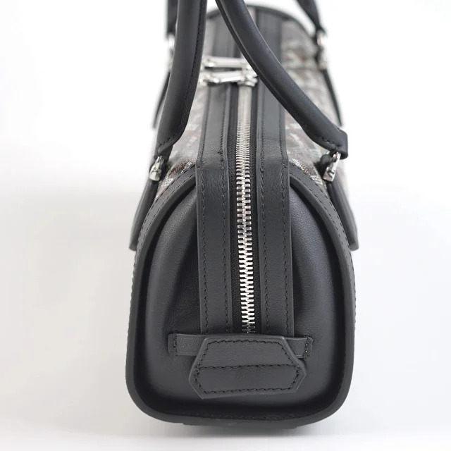 Item ID 9027 GOYARD Bonbonniere Classic Monogram Canvas & Cowhide Leather Baguette Shoulder Bag