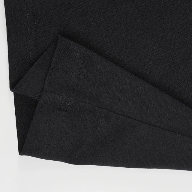 Item ID 9031 Margiela Reverse Embroidery Pattern Printed Straight Sleeve T BlackWhite