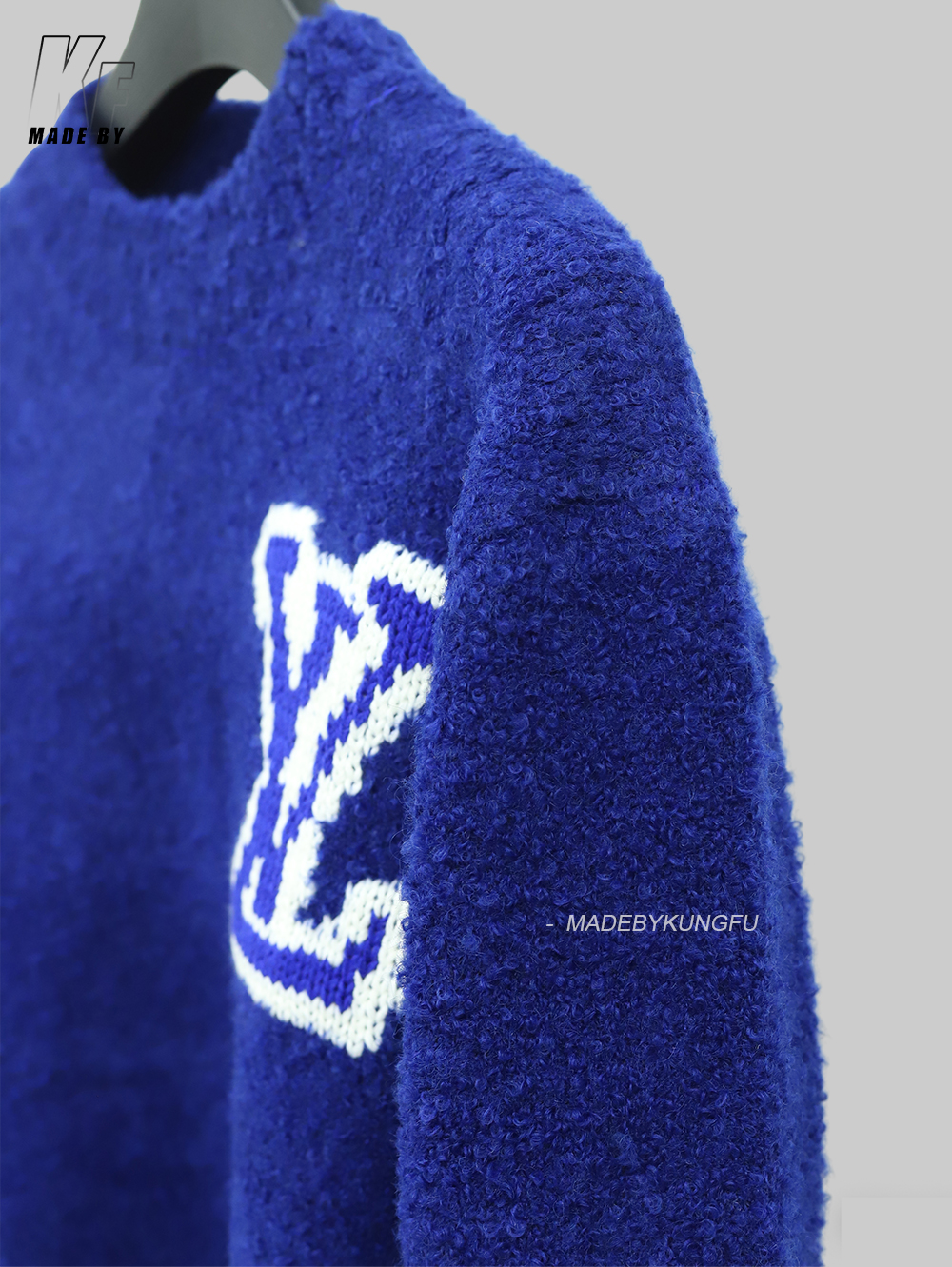 LV圆领毛衣 棕色