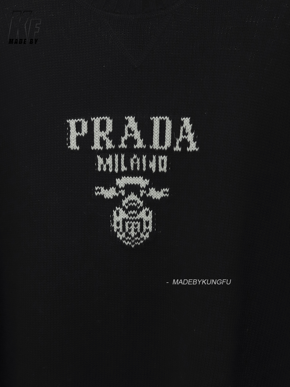 PRADA圆领毛衣 黑色