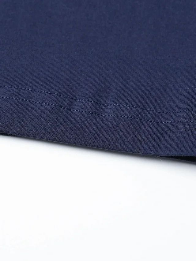 Item ID 9096 AcneS ultra-fine yarn 60-thread count double-ply combed cotton plain weave fabric  S26 embroidered logo long-sleeved T-shirt