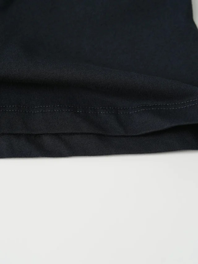 Item ID 9021 Loe×Wain Joint Solid Color Round Neck Short Sleeve T-shirt