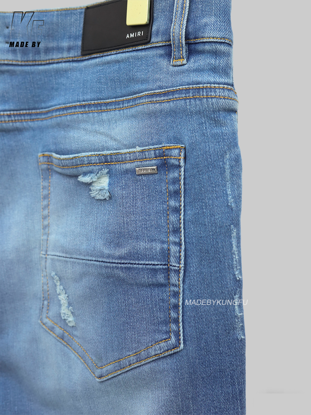 AMIRI牛仔裤 蓝色