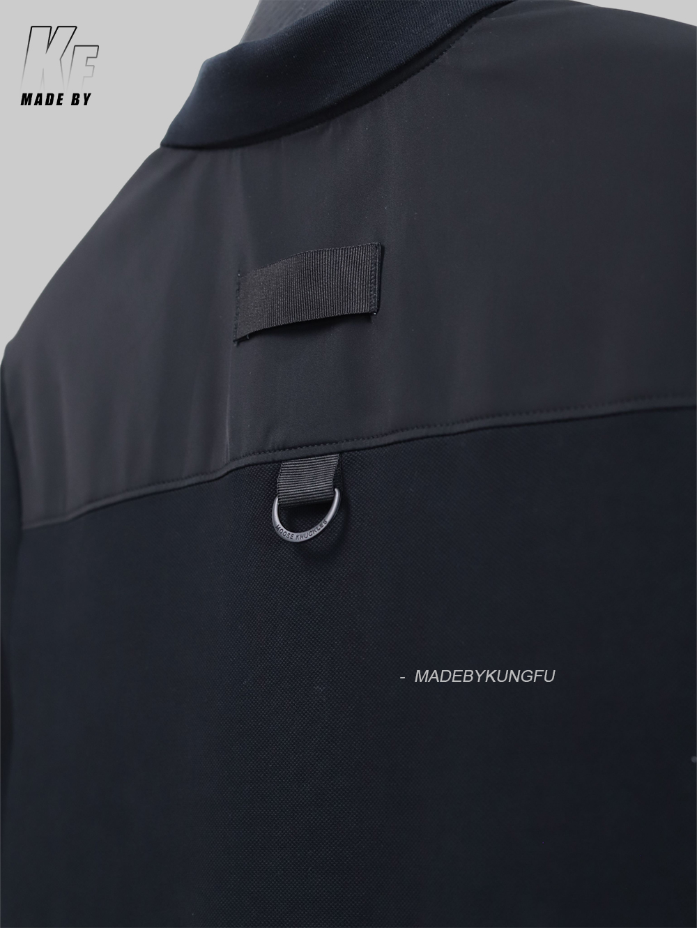 MOOSE KNUCKLE zip polo