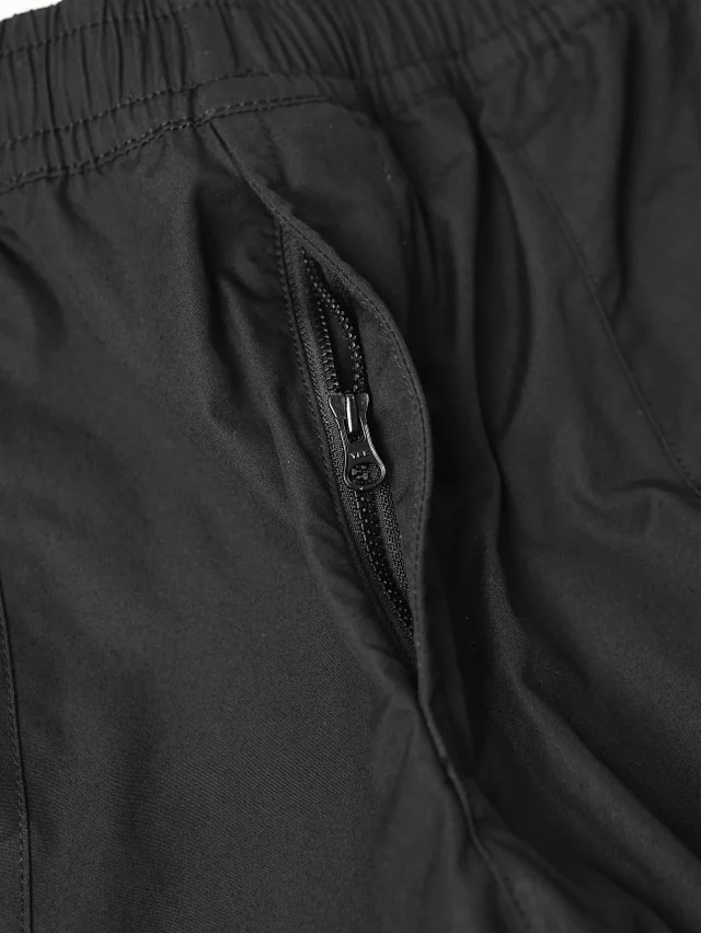 Item ID 9074 SI black logo 50 double stranded combed cotton workwear shorts