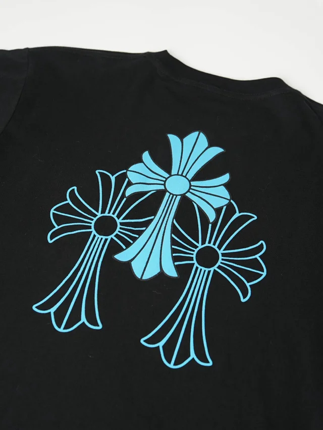 Item ID 9077 CH Multiple Printing Techniques Exclusive Printing Set 200g Lightweight and Breathable Cross Horseshoe T-shirt Unisex