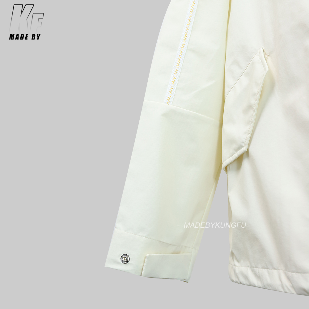 MON Orange stitched windbreaker - tear resistant tech