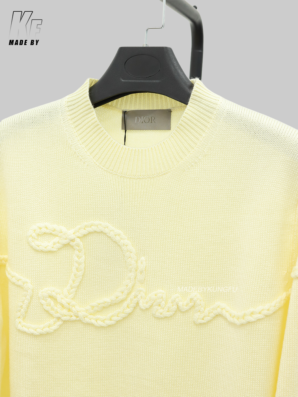 D1or wool rope knit sweater