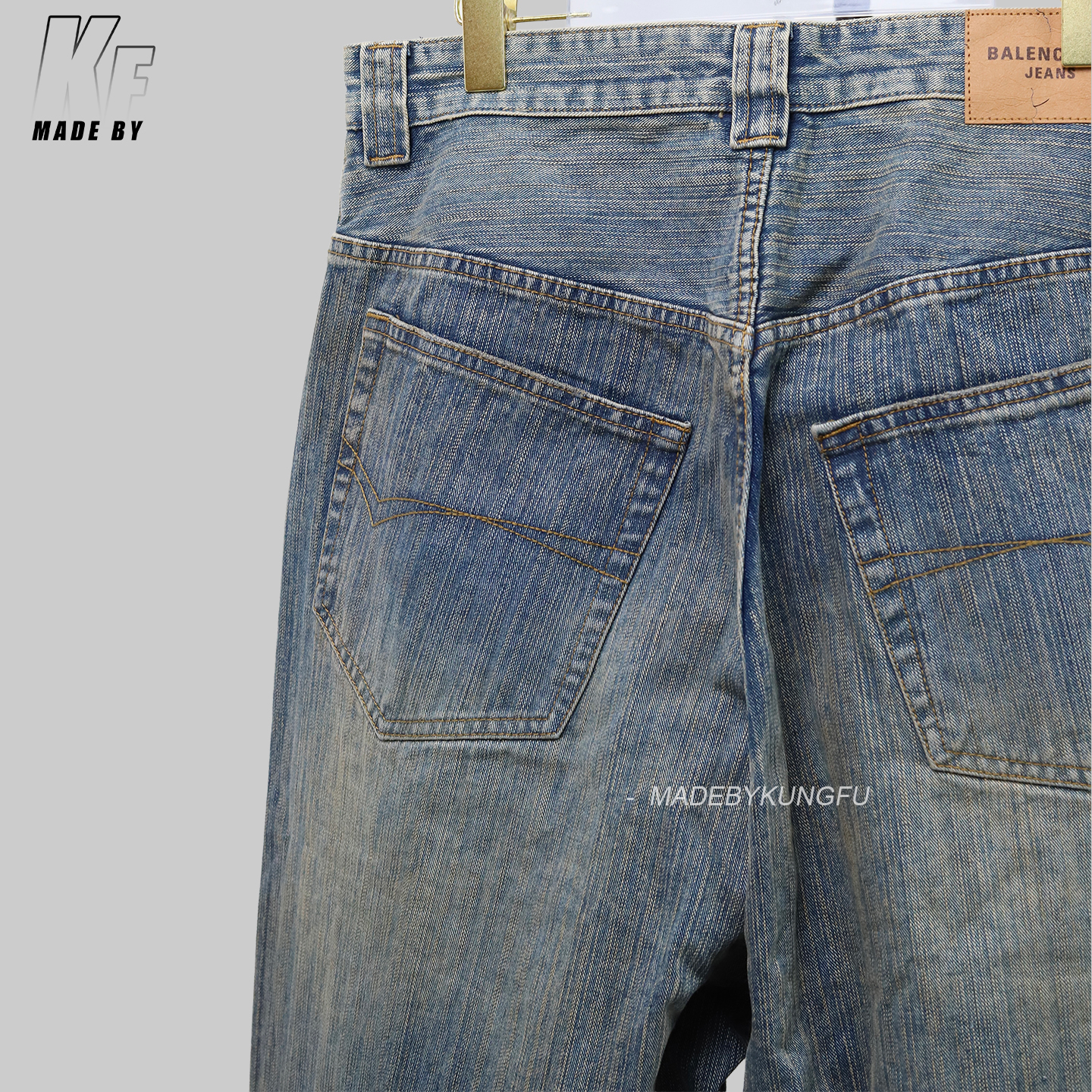 BLCG 3D Embroidered Loose Jeans