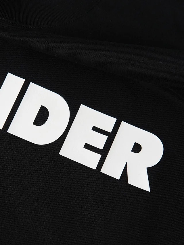 Item ID 9029 JIL SANDER Flat Bottom Round Neck Short Sleeve T-shirt Loose fit