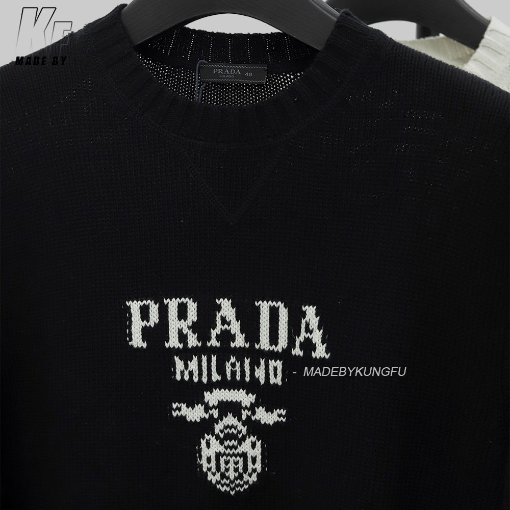 PRADA圆领毛衣 黑色