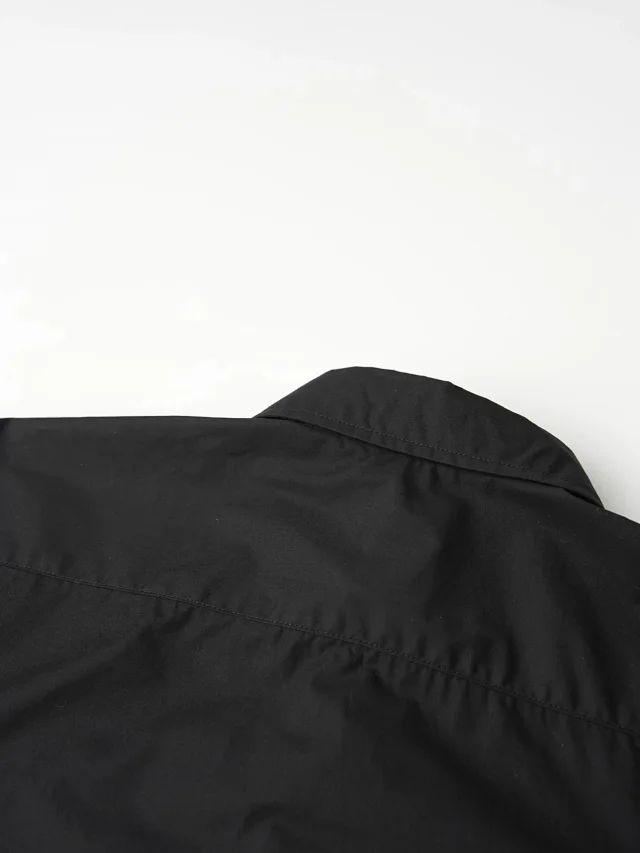 Item ID 9098 BBR Battle Horse Embroidery Dye-to-Color Yarn 40-Count Mercerized Twill SS26 Long-Sleeve Checkered Rolled-Edge Cotton Poplin Shirt