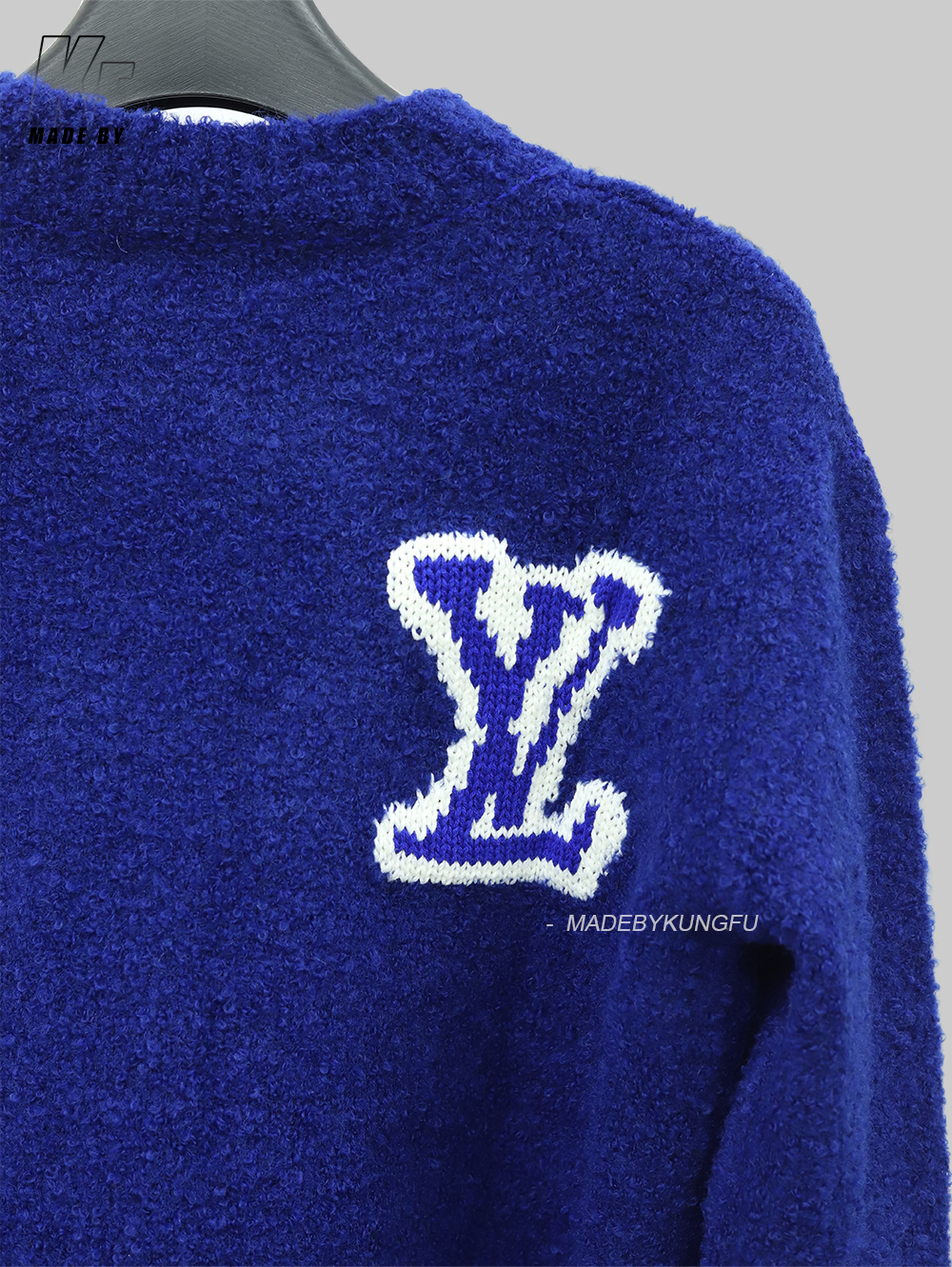 LV圆领毛衣 棕色