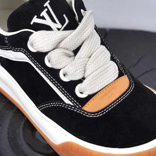 Item ID 9036 1V High end custom Tilted suede calf leather round toe lace up biscuit shoes low top board shoes