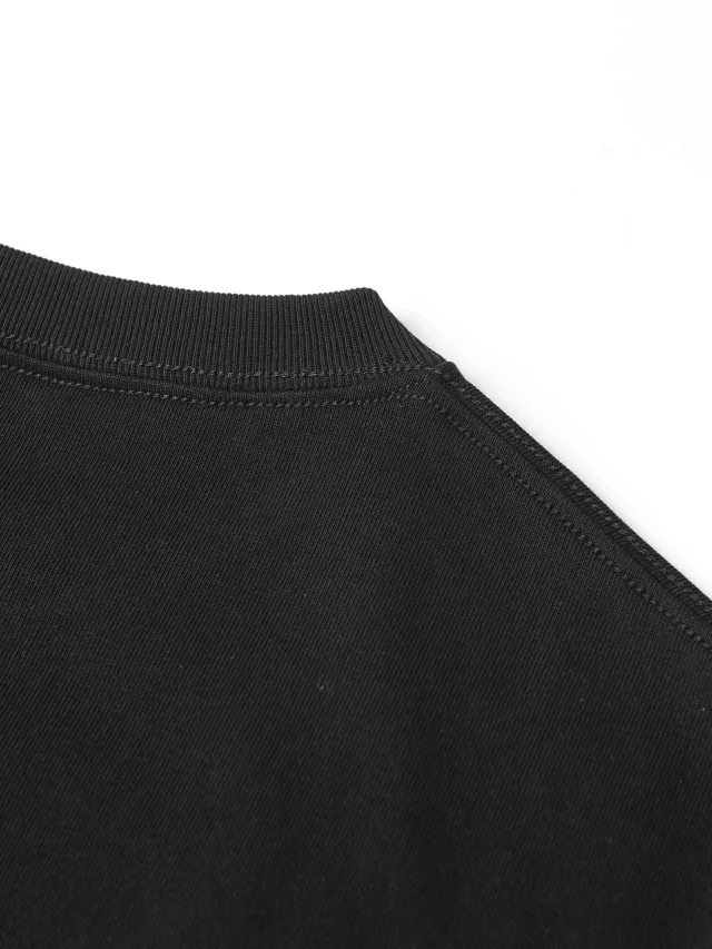 Item ID 9080 D1OR 1947 Embroidered Coast Original Yarn SS26 Spring Men's Collection Loose Cotton Plain Knitted T-shirt