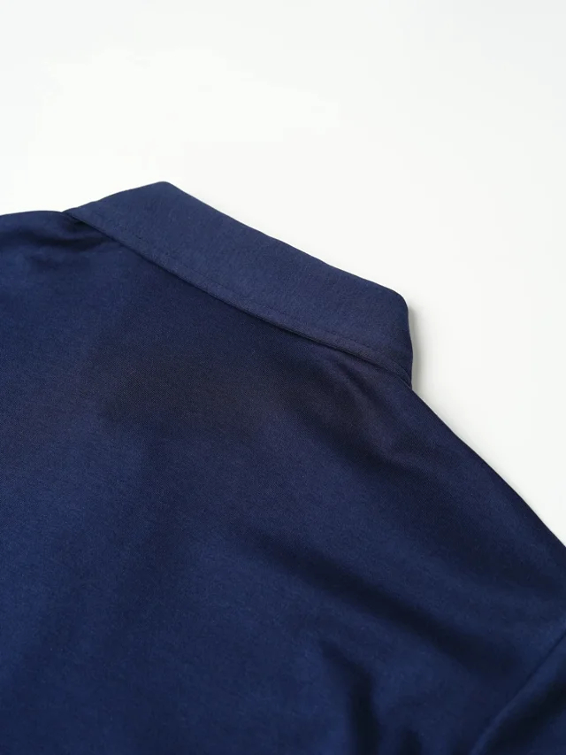 Item ID 9082 RL SS26 Pony Logo Button Long Velvet Elastic Fiber Original Embroidery Front Sleeve Polo Shirt