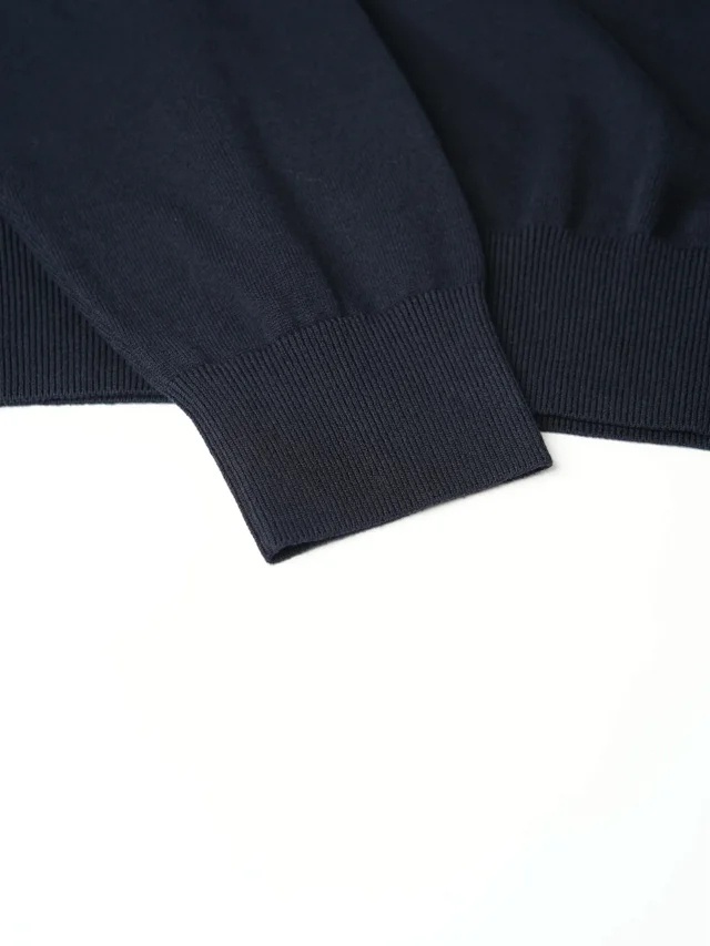 Item ID 9120 Zegna high count fixed dye fabric island cotton knitted Polo long sleeved autumn and winter collection
