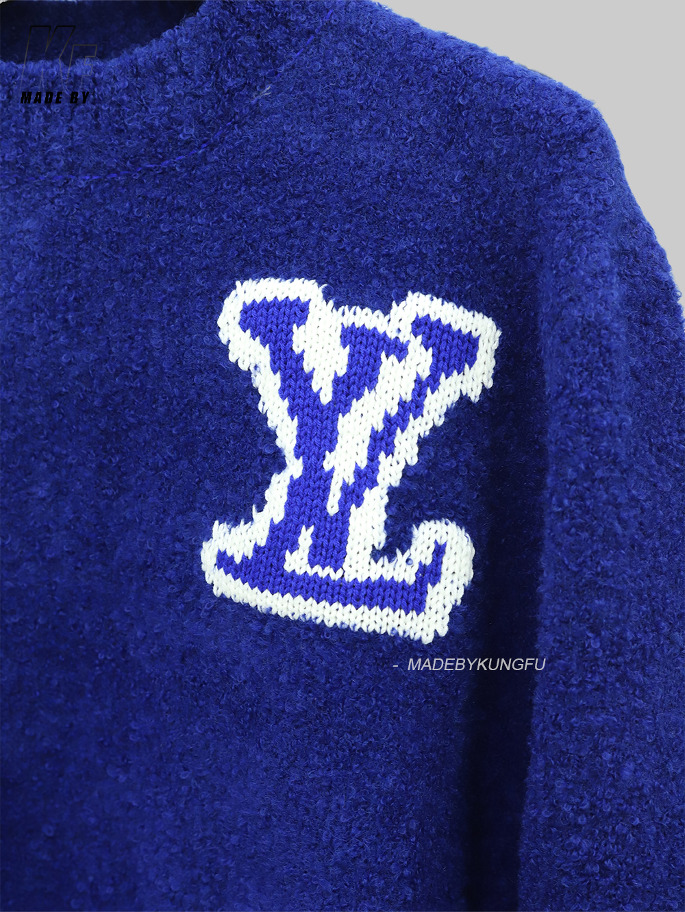 LV圆领毛衣 棕色