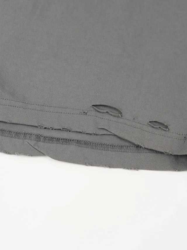 BLCG Letter printed round neck short sleeved shirt