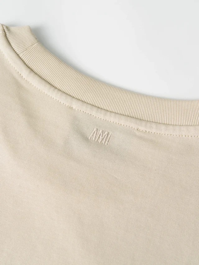 Item ID 9025 Ami SS Breathable Loose Short Sleeve Round Neck T-shirt for Men and Women