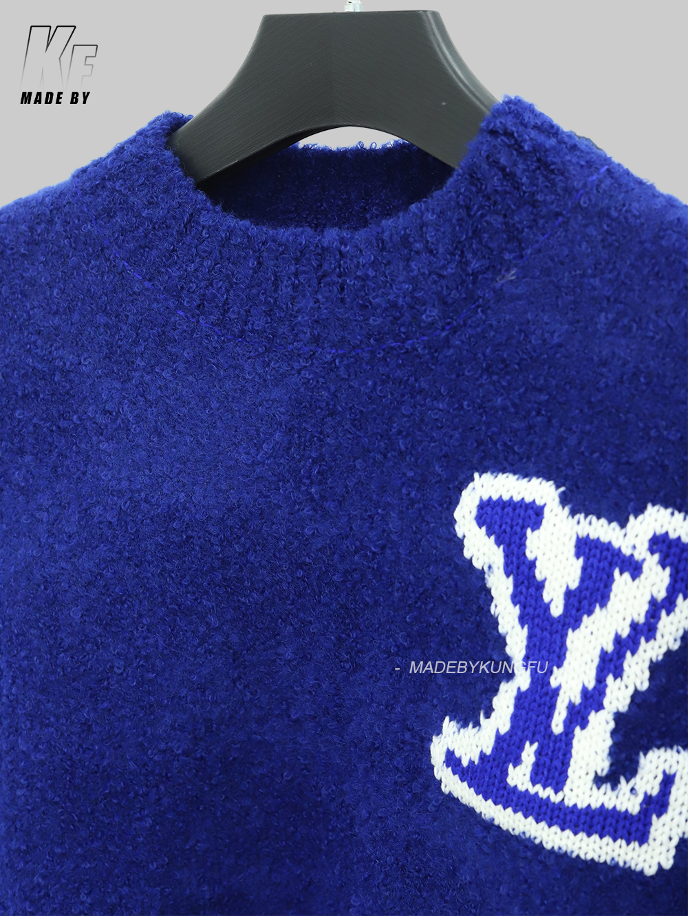 LV圆领毛衣 棕色