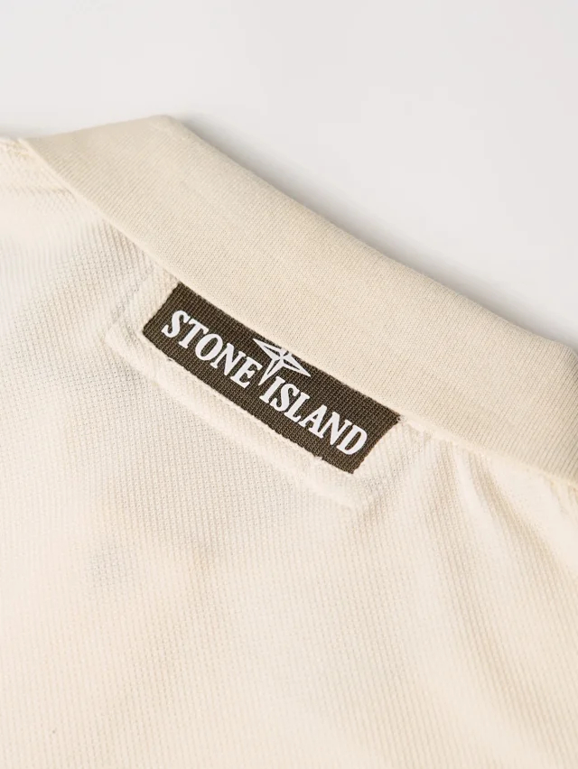 Item ID 9065 SI Customized Vermilion Cloth FLOOFIT Old Money Style LOGO Button Short Sleeve Polo Shirt