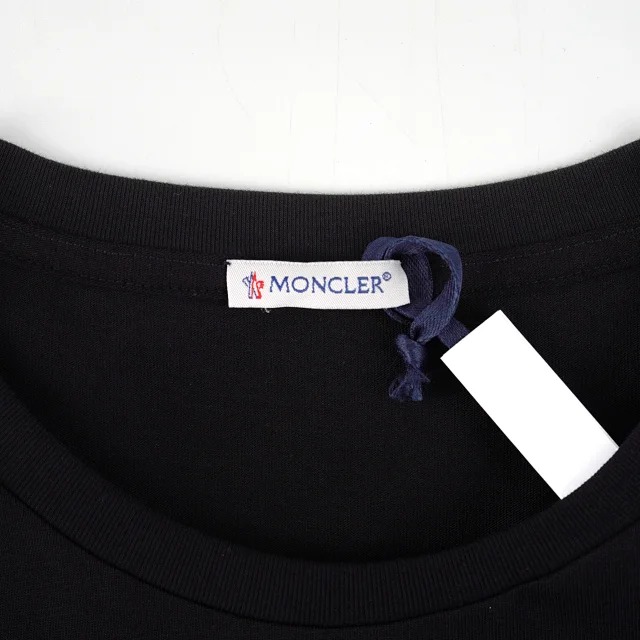 Item ID 9039 Mon basic black and white gray short sleeved custom logo solid color round neck short sleeved 