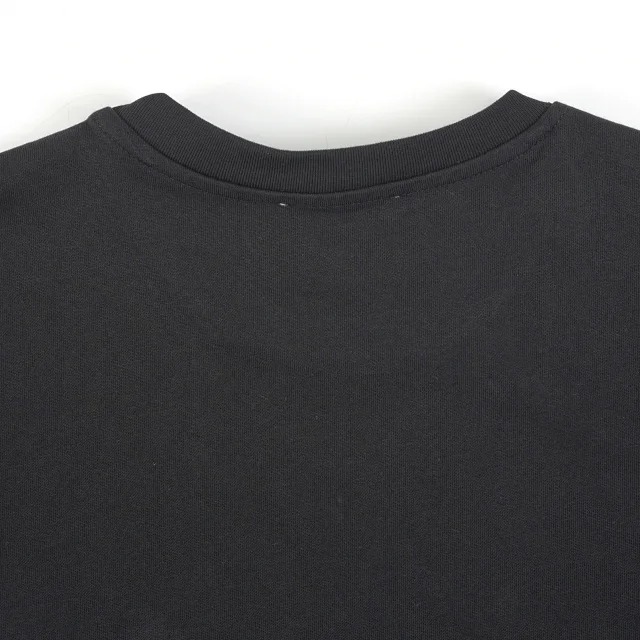 Item ID 9035 Mon x RocNation collaboration solid color left chest logo short sleeved T-shirt