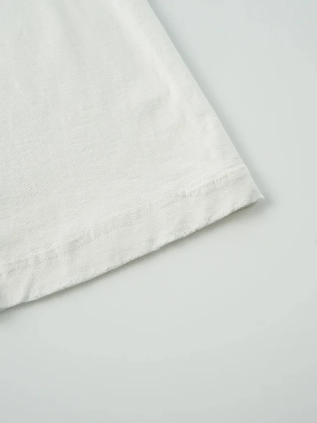 Acne Letter print round neck off shoulder long sleeved shirt