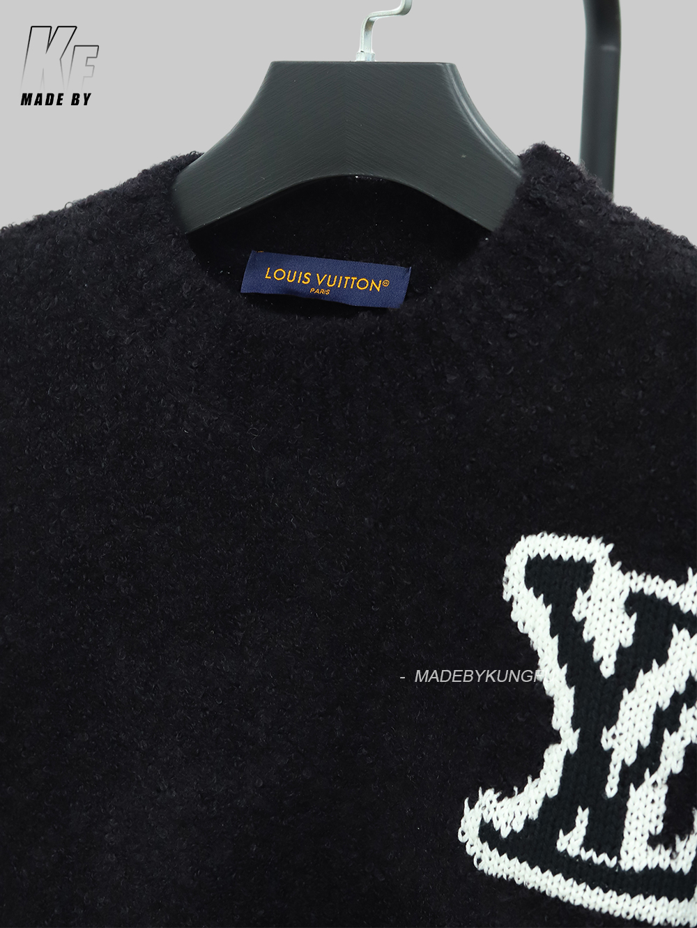 LV圆领毛衣 棕色