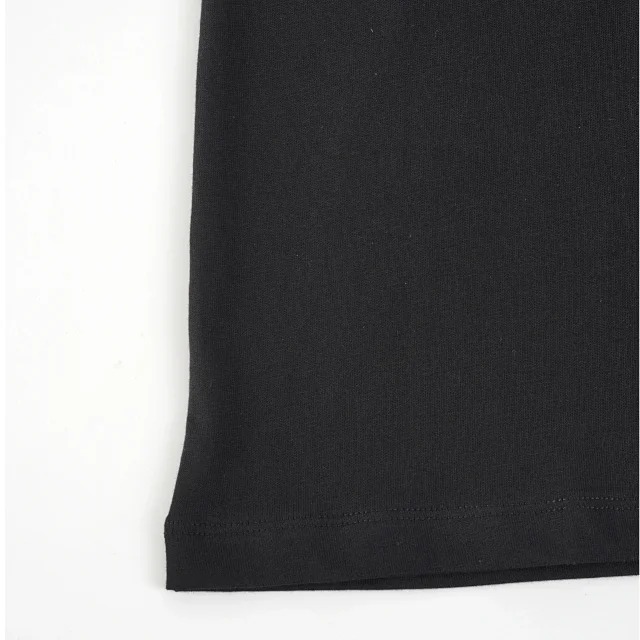 Item ID 9039 Mon basic black and white gray short sleeved custom logo solid color round neck short sleeved 
