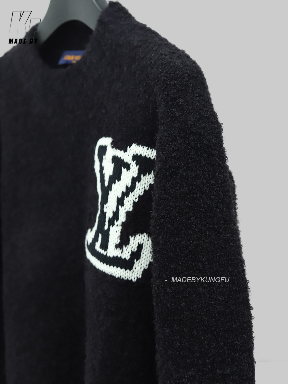 LV圆领毛衣 棕色