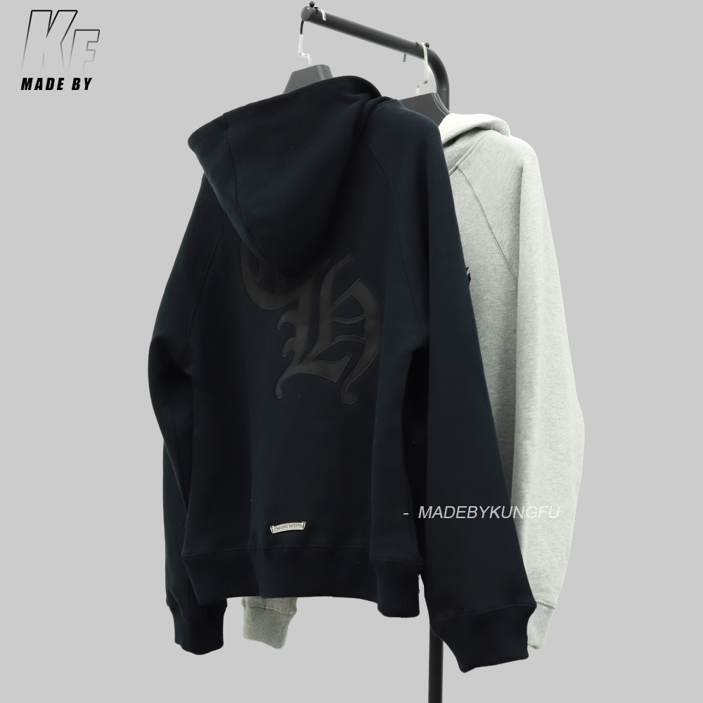 CH克罗心十字连帽卫衣 灰色