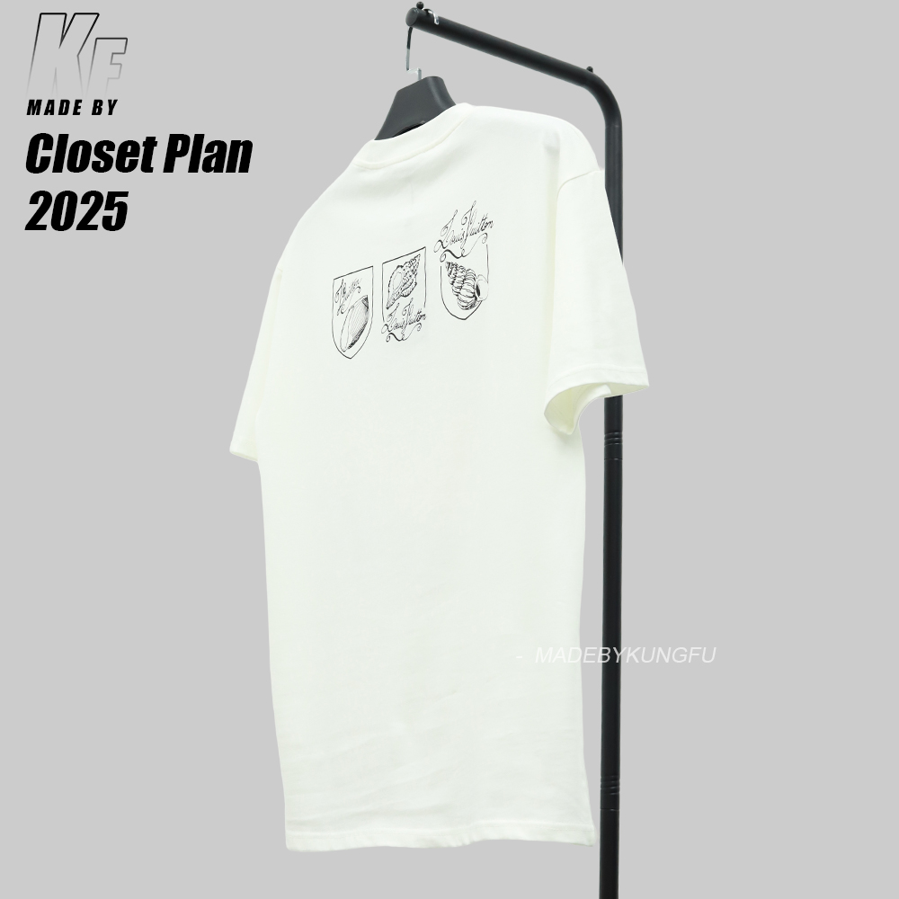 1V Conch Embroidery T-shirt