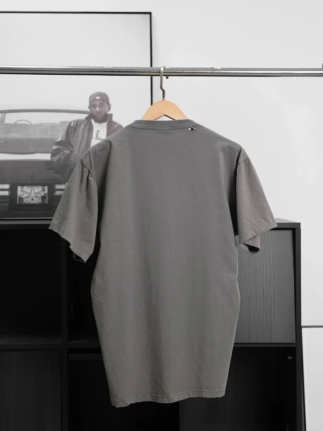 BLCG Letter printed round neck short sleeved shirt