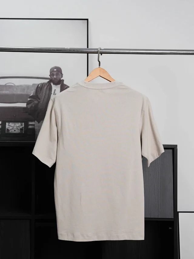 Item ID 9012 BBR SS25 letter printed round neck short sleeved shirt