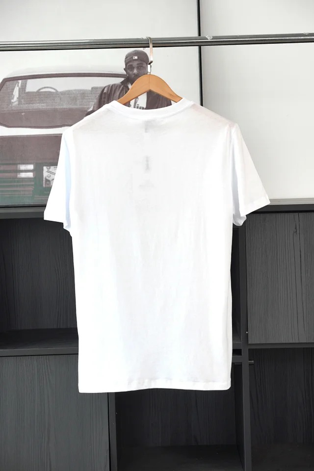 Item ID 9039 Mon basic black and white gray short sleeved custom logo solid color round neck short sleeved 