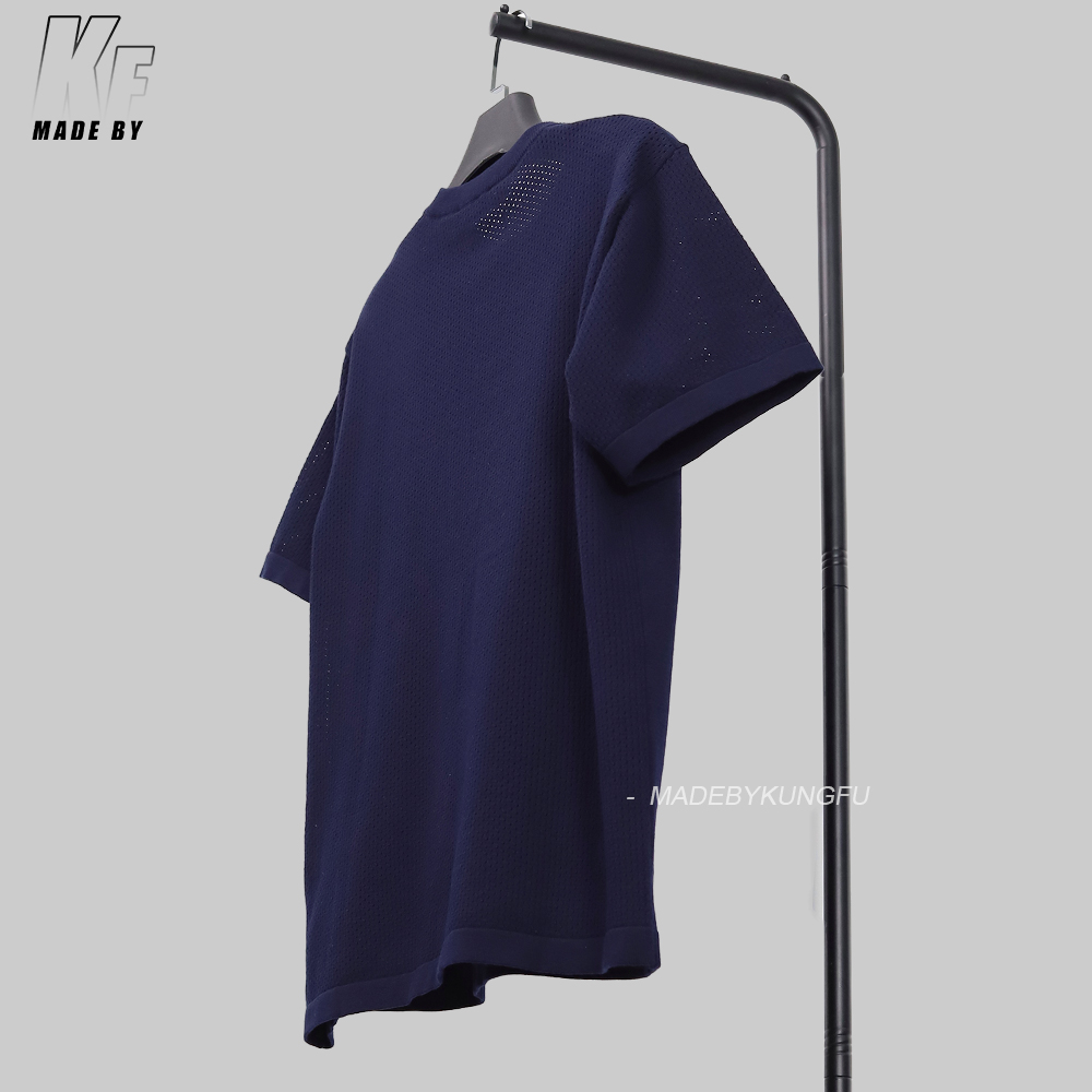 1V openwork knitting tee