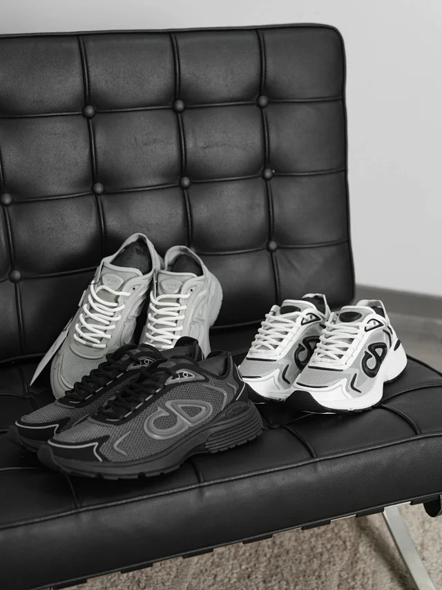 Item ID 9078 D1OR B30 CD logo shoes, simple lace up running shoes, low cut lifestyle casual shoes