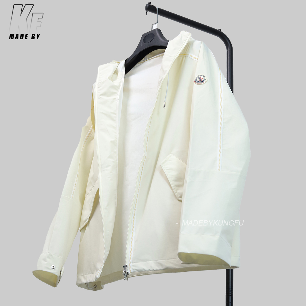 MON Orange stitched windbreaker - tear resistant tech