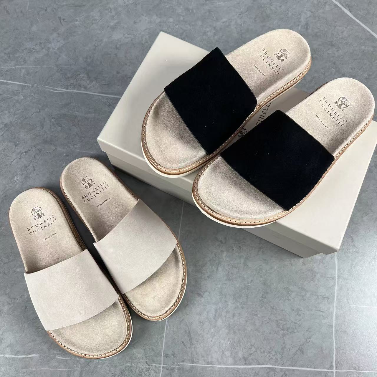 BC suede slippers