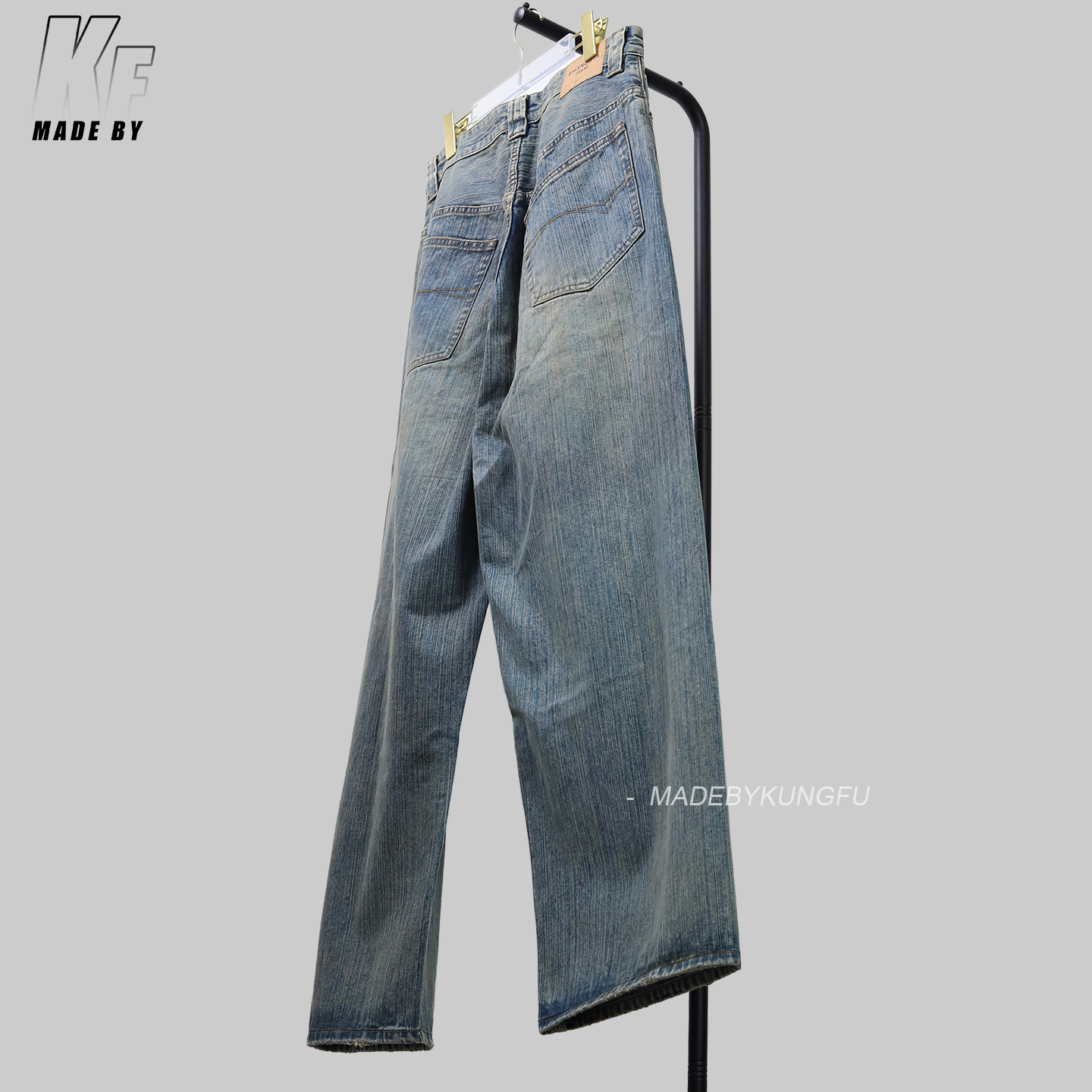 BLCG 3D Embroidered Loose Jeans