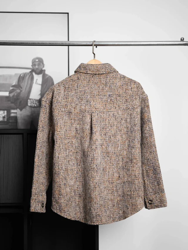 Item ID 9102 LOE 80_Wool composition, full set of custom accessories, SS26 spring and summer series wool blended jacket and shirt