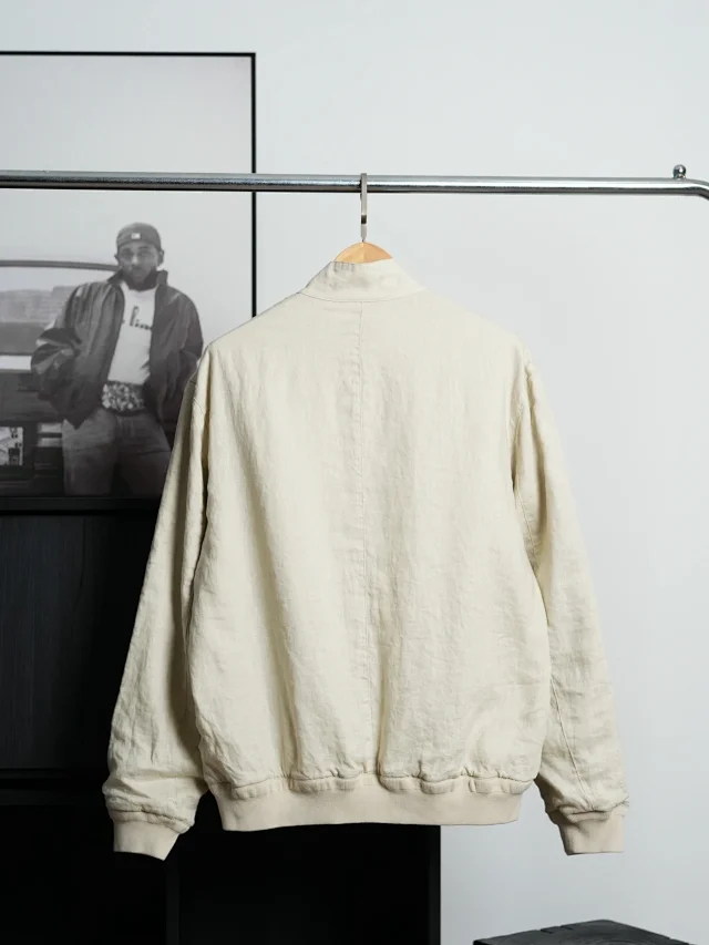 Item ID 9122 Ralph Bedford Linen Long Sleeve Zipper Jacket Standard Edition for Men