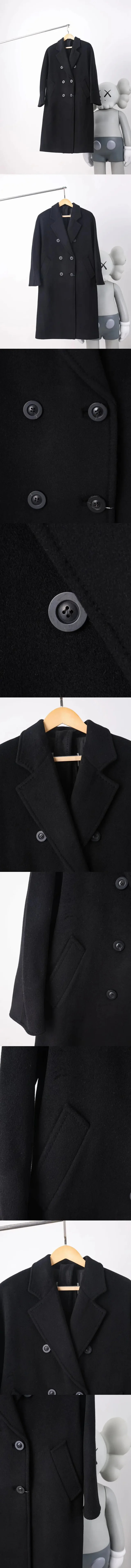 Item ID 9117 MaxM@ra_101801 Series of Life Coats Native First Trim Wool+Cashmere Blended Coat for Men and Women, Available in Five Colors (Full Detail Restoration)