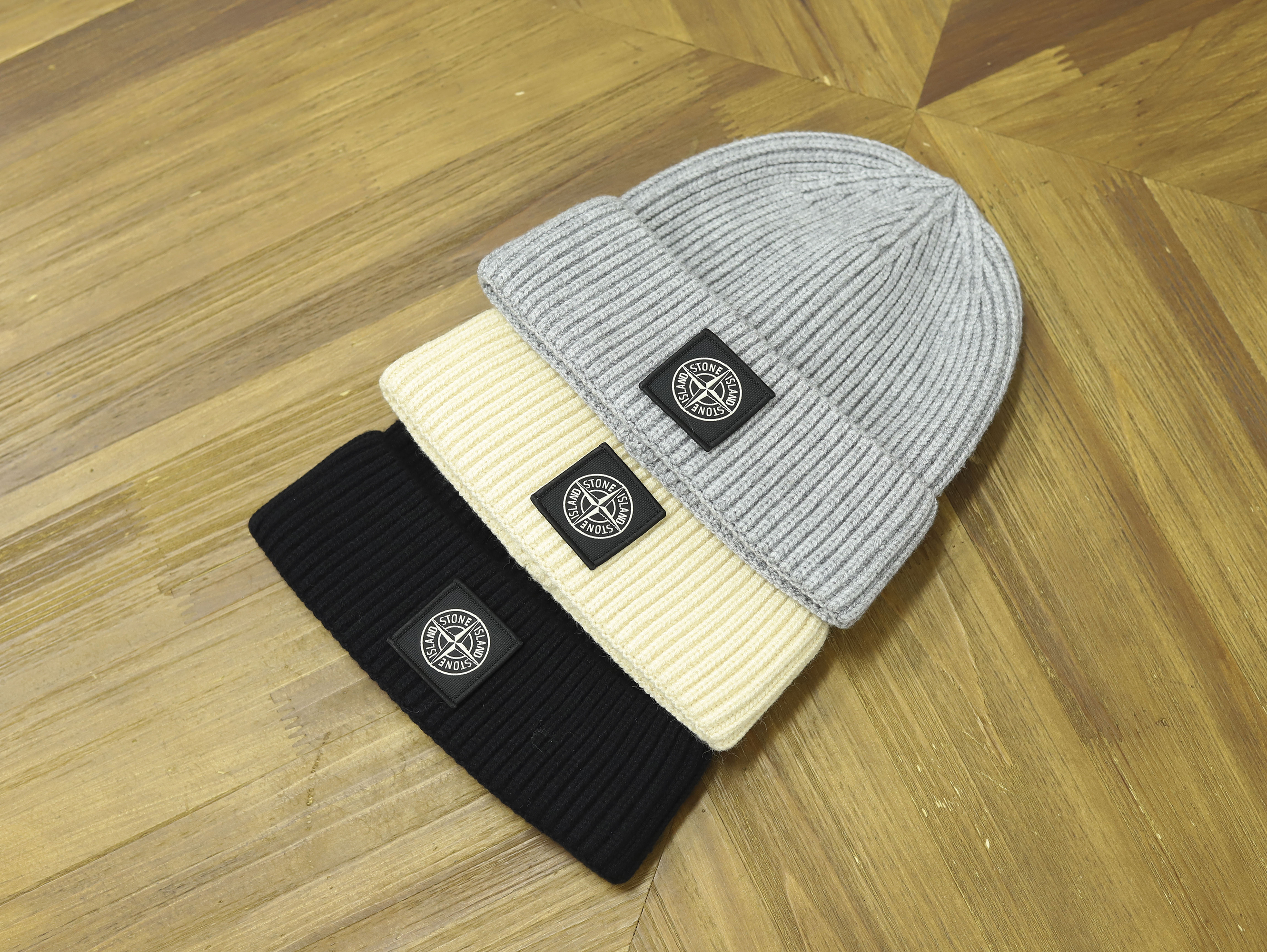stone island线帽 杏色 灰色 黑色 3