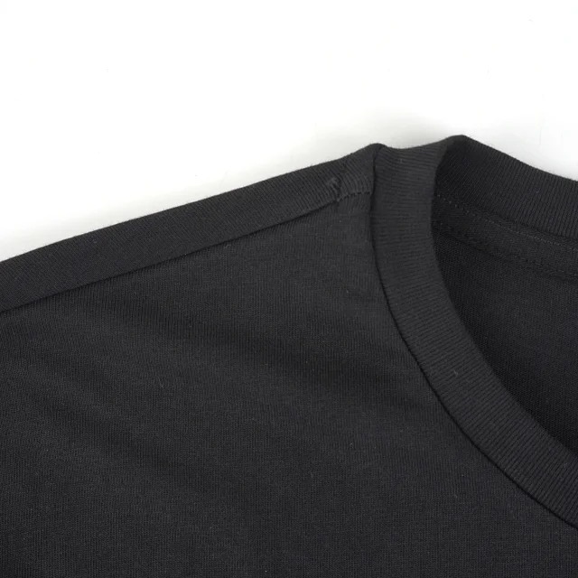 Item ID 9039 Mon basic black and white gray short sleeved custom logo solid color round neck short sleeved 