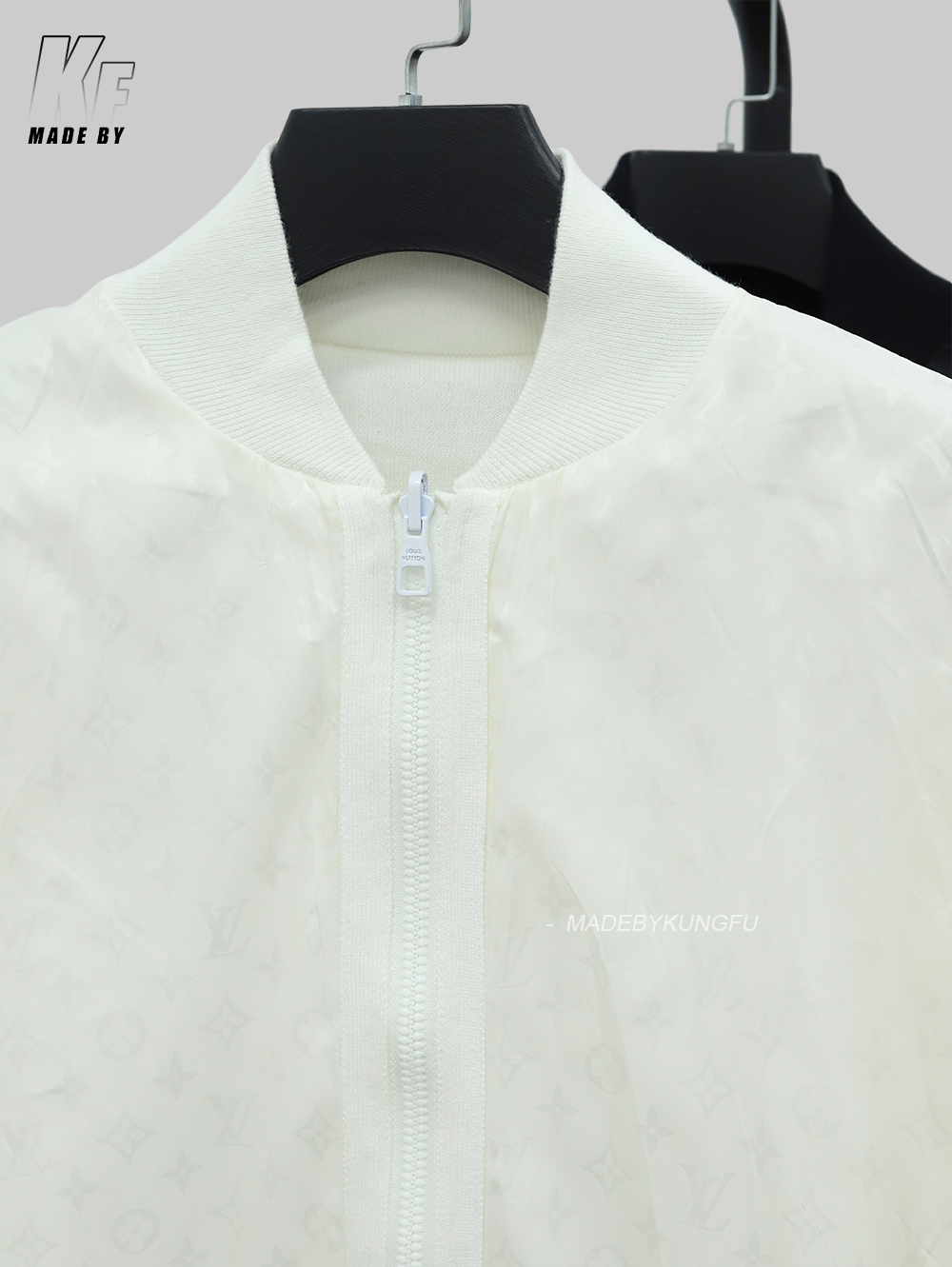LV两面穿拉链夹克 白色